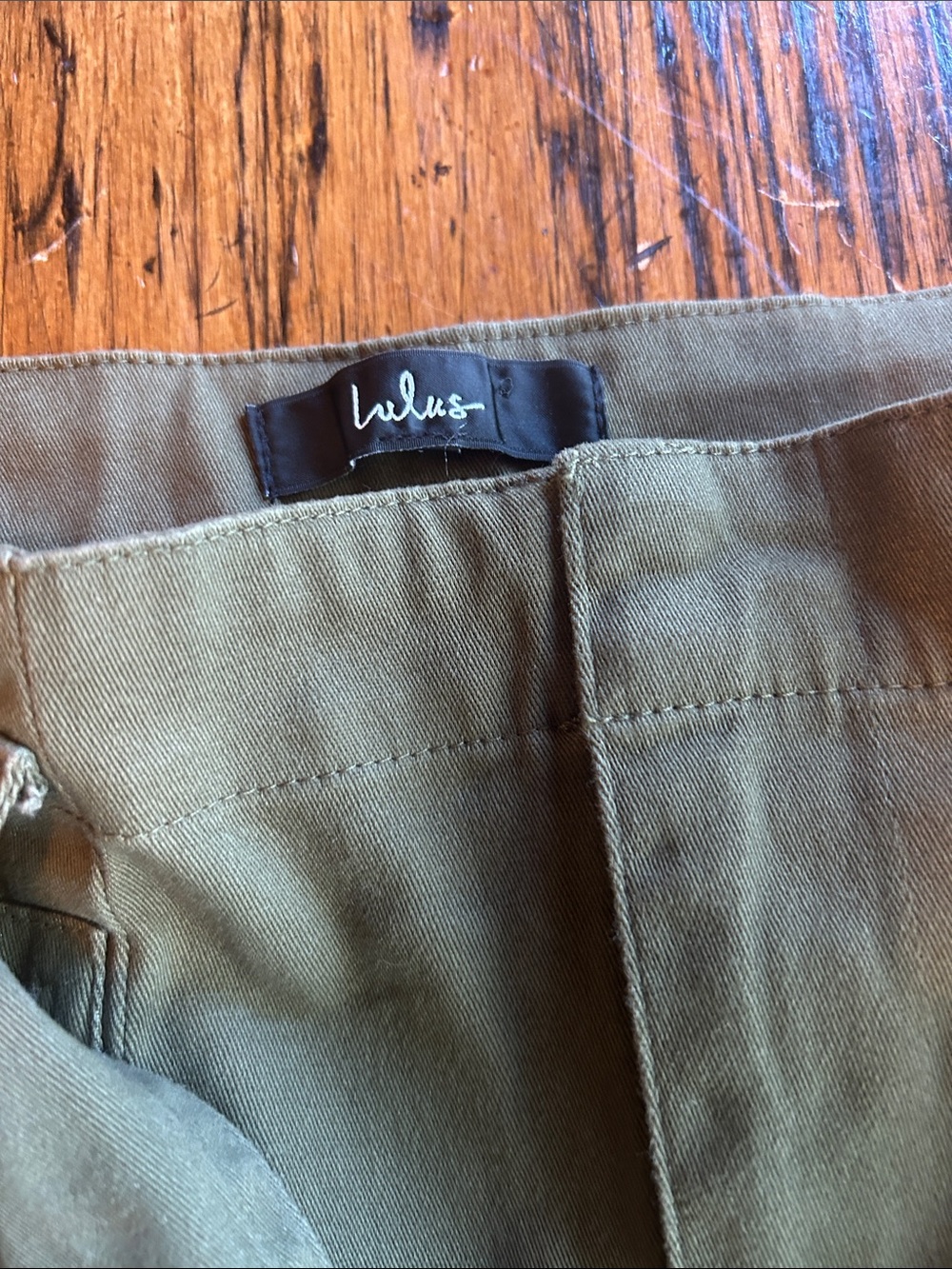 Lulu's Olive Green Chino Pants